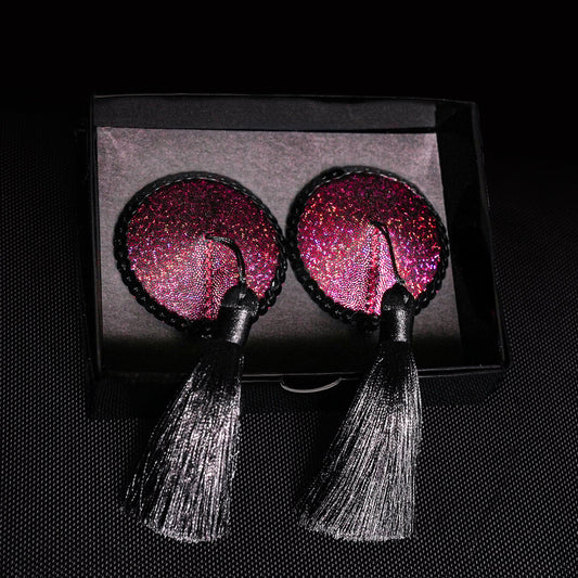 Pink Circle Tassel Pasties