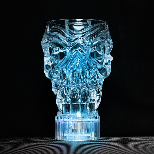 Dracula's Flashing Skull Glass