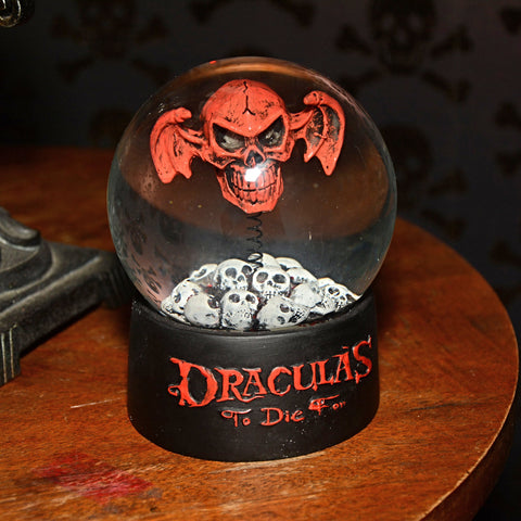 Dracula's Flashing Skull Glass