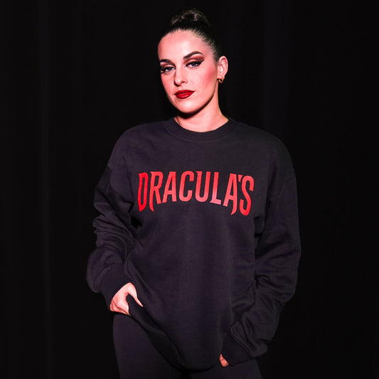 Dracula's Black Crew Neck Jumper