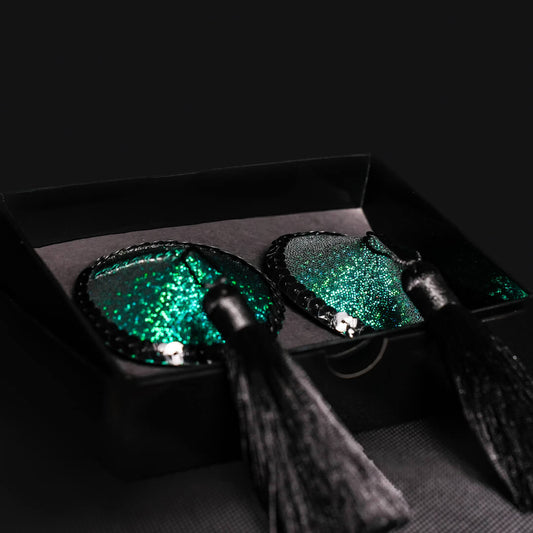 Green Circle Tassel Pasties