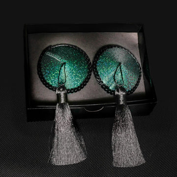 Green Circle Tassel Pasties