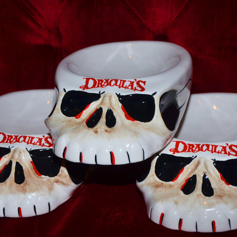 Dracula's Ceramic Skull Bowl